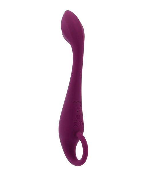 image of product,Evolved Lochness G G-Spot Vibe - Burgundy - SEXYEONE