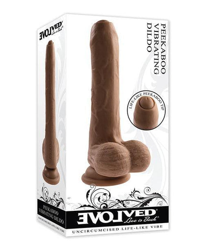 Evolved Peek A Boo Vibrating Dildo - - SEXYEONE