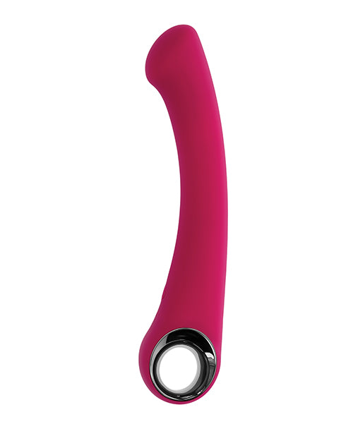 image of product,Evolved Pleasure Curve G-Spot Vibrator - Burgundy - SEXYEONE