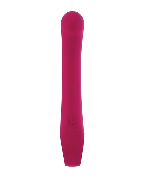 image of product,Evolved Pleasure Curve G-Spot Vibrator - Burgundy - SEXYEONE