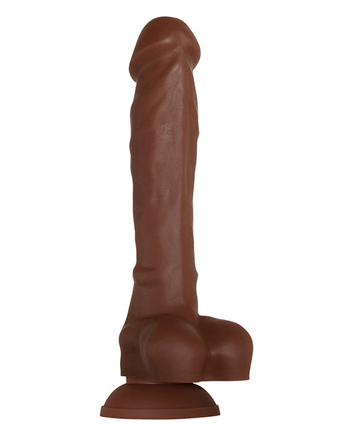 image of product,Evolved Real Supple Silicone Poseable Dark 8.25” - SEXYEONE