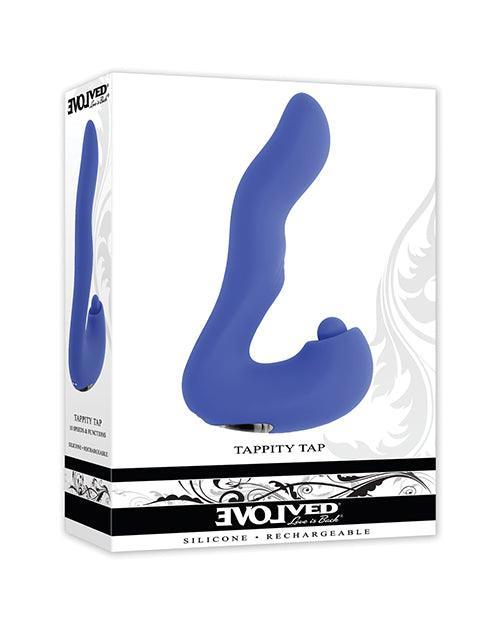 product image, Evolved Tappity Tap Vibrator - Blue - SEXYEONE