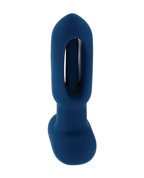 image of product,Evolved The Flapper Remote Controlled Clit Tickler & Vibrator - Blue - SEXYEONE