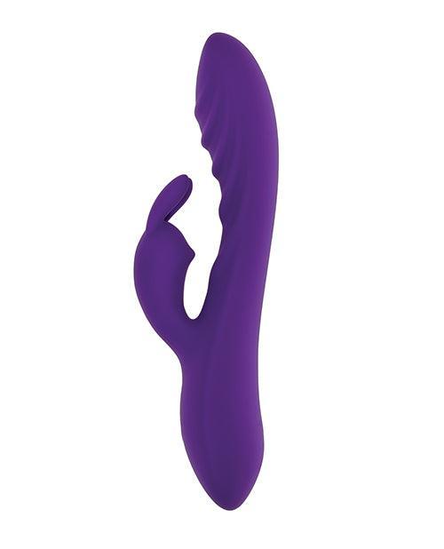 image of product,Evolved Wavy Rabbit Vibrator - Purple - SEXYEONE