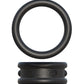 Fantasy C-Ringz Max Width Silicone Rings - Black - SEXYEONE