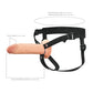 Fantasy X-Tensions Elite 8" Silicone Hollow Strap-on w/Harness - Light - SEXYEONE