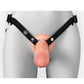 Fantasy X-Tensions Elite 8" Silicone Hollow Strap-on w/Harness - Light - SEXYEONE