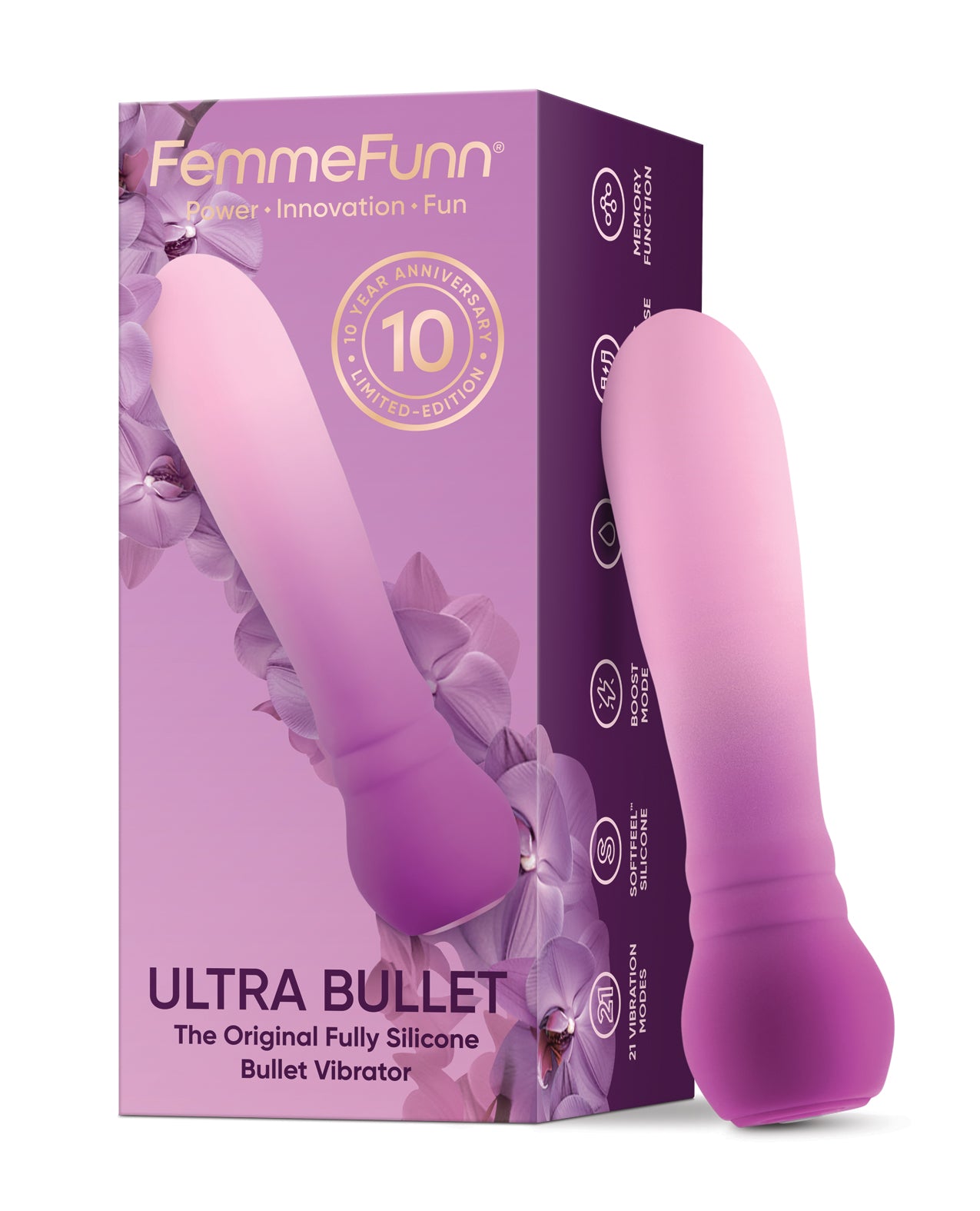 product image, Femme Finn Anniversary Ultra Bullet Massager - Orchid - SEXYEONE