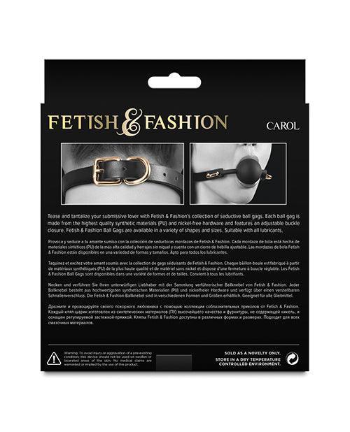 image of product,Fetish & Fashion Carol Ball Gag - Black - SEXYEONE