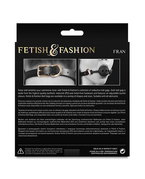 Fetish & Fashion Fran Ball Gag - Black - SEXYEONE