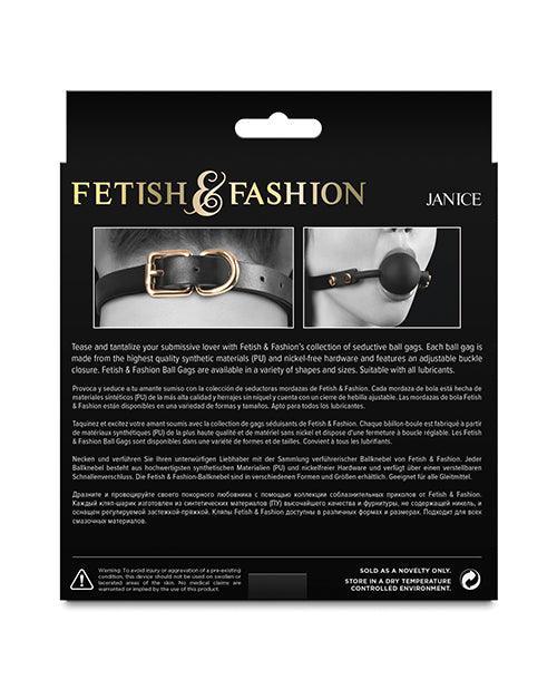 image of product,Fetish & Fashion Janice Ball Gag - Black - SEXYEONE