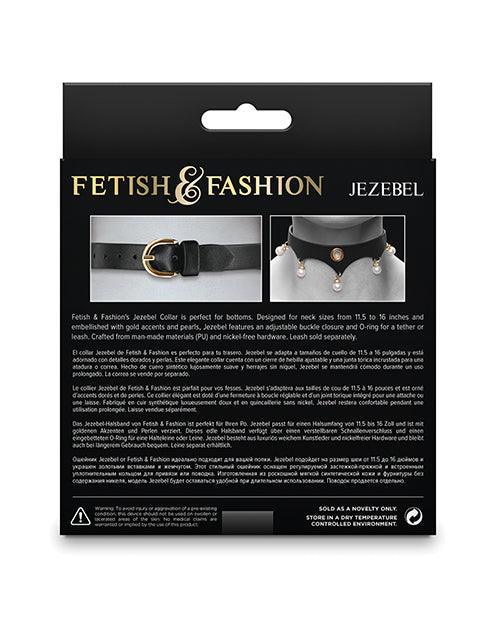 image of product,Fetish & Fashion Jezebel Collar - Black - SEXYEONE