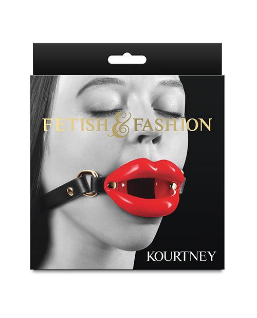 product image, Fetish & Fashion Kourtney Gag - Black/Red - SEXYEONE