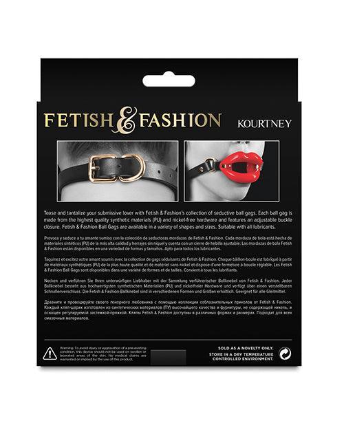 image of product,Fetish & Fashion Kourtney Gag - Black/Red - SEXYEONE