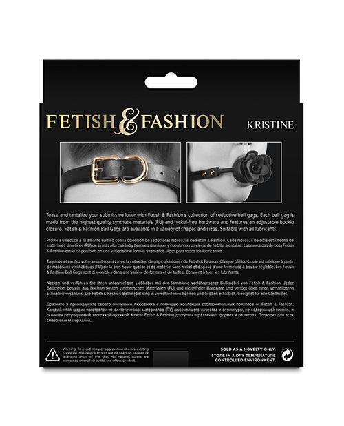 image of product,Fetish & Fashion Kristine Ball Gag - Black - SEXYEONE