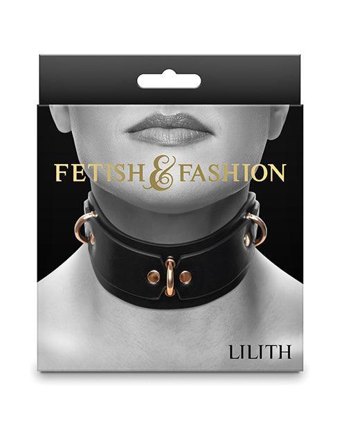 image of product,Fetish & Fashion Lilith Collar - Black - SEXYEONE