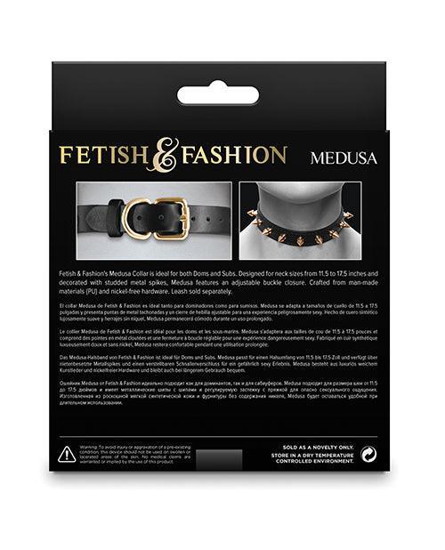 image of product,Fetish & Fashion Medusa Collar - Black - SEXYEONE