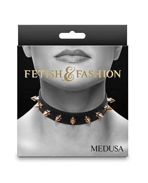 image of product,Fetish & Fashion Medusa Collar - Black - SEXYEONE