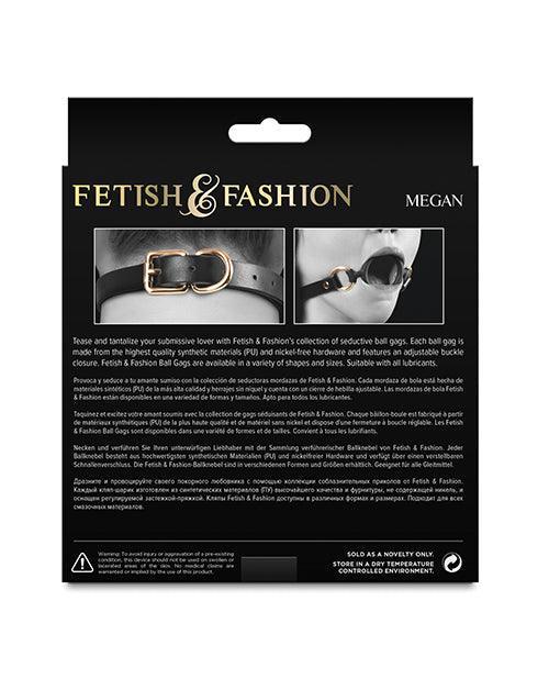 Fetish & Fashion Megan Ball Gag - Black - SEXYEONE