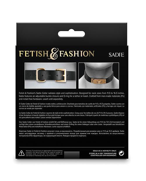 Fetish & Fashion Sadie Collar - Black - SEXYEONE