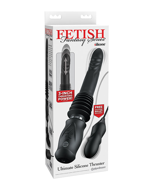 product image, Fetish Fantasy Series Ultimate Silicone Thruster - Black - SEXYEONE