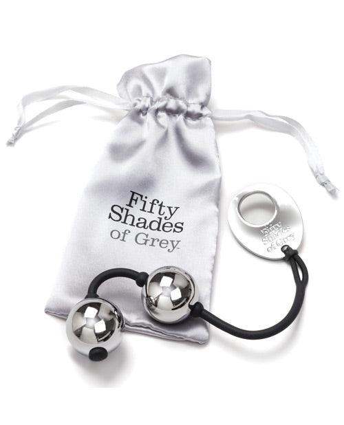 image of product,Fifty Shades of Grey Inner Goddess Silver Metal Pleasure Balls - SEXYEONE