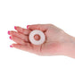 Firefly Glow in the Dark Bubble Cock Ring - White - SEXYEONE