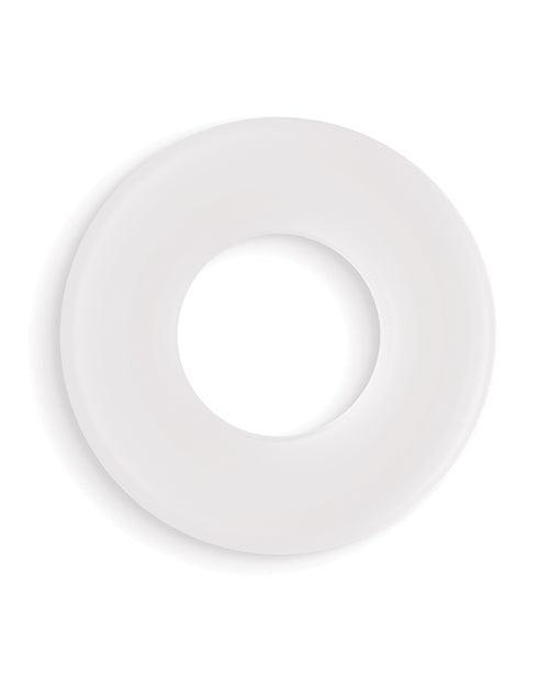 image of product,Firefly Glow in the Dark Bubble Cock Ring - White - SEXYEONE