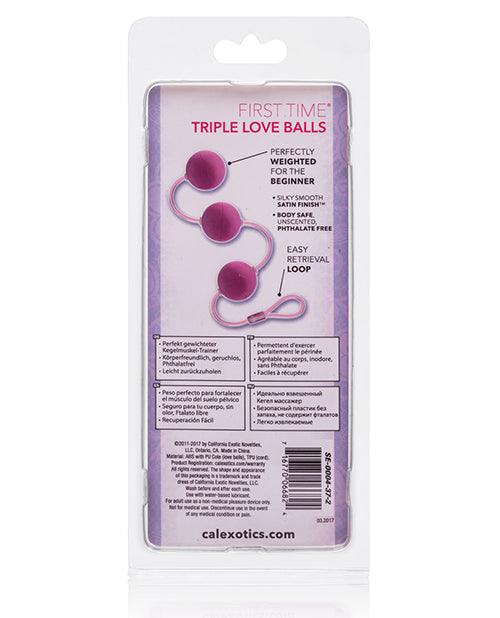 image of product,First Time Love Balls Triple Lover - SEXYEONE