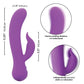 First Time Rechargeable Pleaser Vibrator - Purple - SEXYEONE