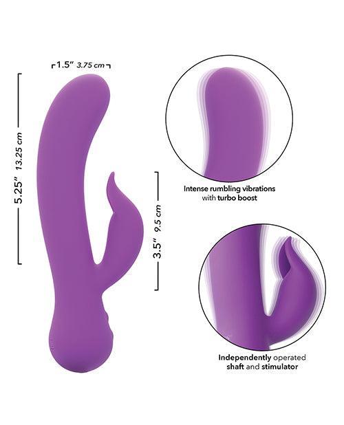 image of product,First Time Rechargeable Pleaser Vibrator - Purple - SEXYEONE