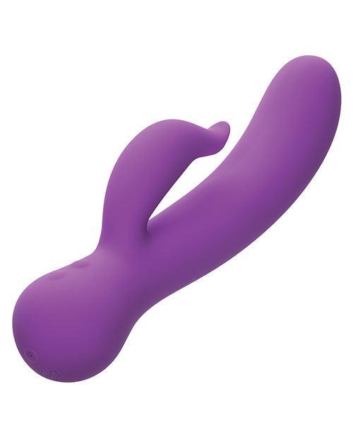 image of product,First Time Rechargeable Pleaser Vibrator - Purple - SEXYEONE