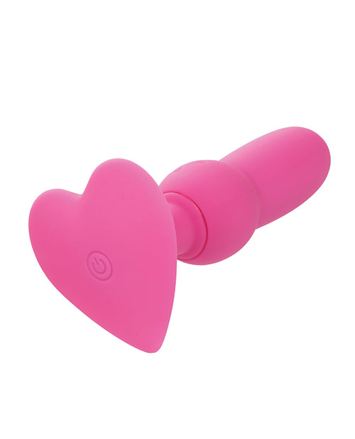 First Time Vibrating Beaded Anal Probe - Pink - SEXYEONE