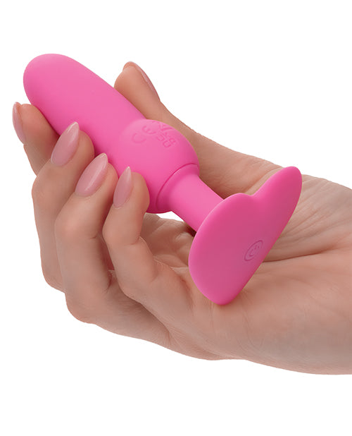 First Time Vibrating Beaded Anal Probe - Pink - SEXYEONE