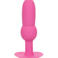 First Time Vibrating Beaded Anal Probe - Pink - SEXYEONE