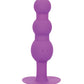 First Time Vibrating Triple Beaded Anal Probe - Purple - SEXYEONE