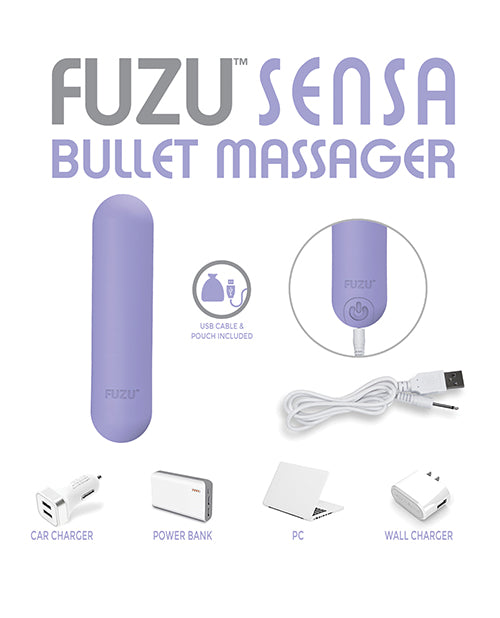 image of product,Fuzu Skin Activated Rechargeable Bullet Massager - SEXYEONE