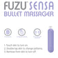 Fuzu Skin Activated Rechargeable Bullet Massager - SEXYEONE