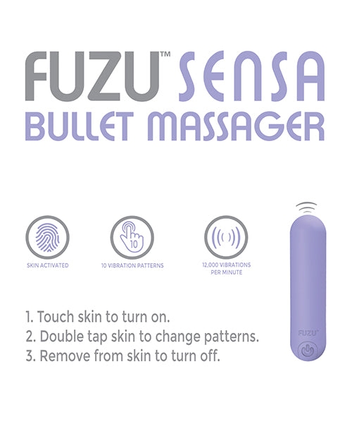 image of product,Fuzu Skin Activated Rechargeable Bullet Massager - SEXYEONE