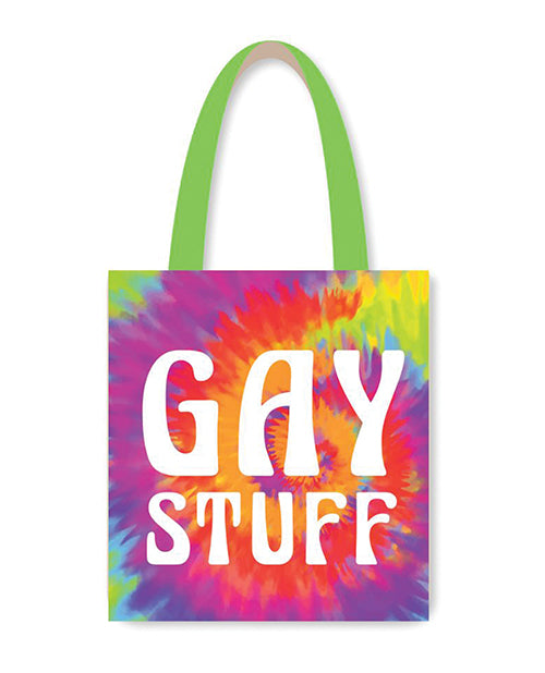 product image, Gay Stuff Reusable Tote - Multi Color - SEXYEONE