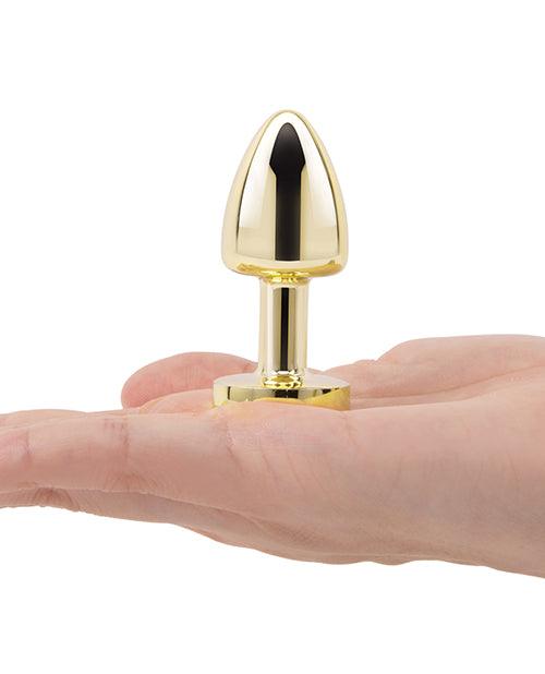 image of product,Gemsations 2" Beginners Bling Bling Metal Butt Plug - SEXYEONE