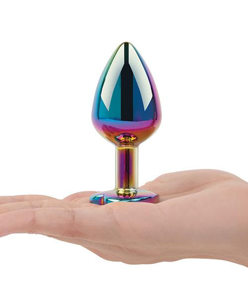 image of product,Gemsations 2 pc 2.75" & 3.25" Chrome Anal Training Set - Rainbow - SEXYEONE