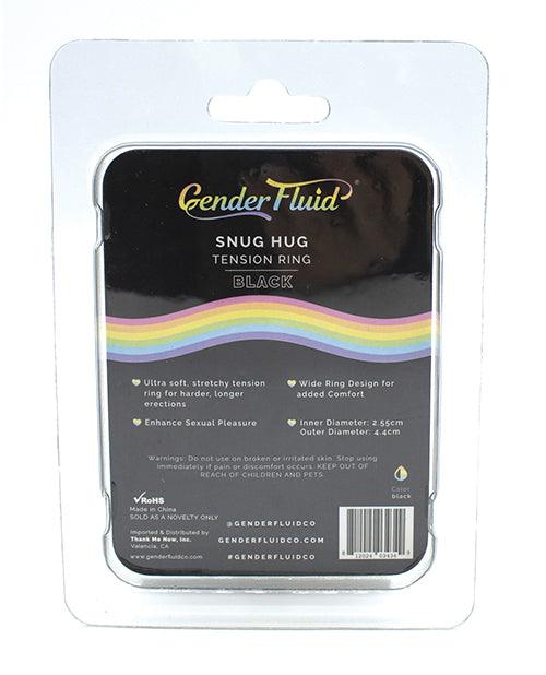 product image,Gender Fluid Snug Hug Tension Ring - Black - SEXYEONE