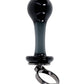 Gender X Blow Pop Glass Anal Plug - Black - SEXYEONE