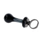 Gender X Blow Pop Glass Anal Plug - Black - SEXYEONE