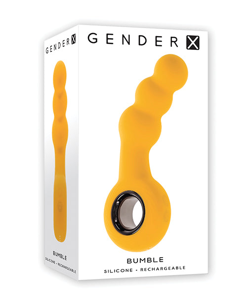 product image, Gender X Bumble Angled Plug - Yellow - SEXYEONE