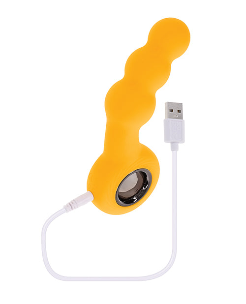 image of product,Gender X Bumble Angled Plug - Yellow - SEXYEONE