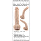 Gender X Flexskin Poseable True Feel 10" Dildo - Light - SEXYEONE