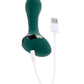 Gender X Goes Anywhere Vibrating Silicone Plug - Teal - SEXYEONE