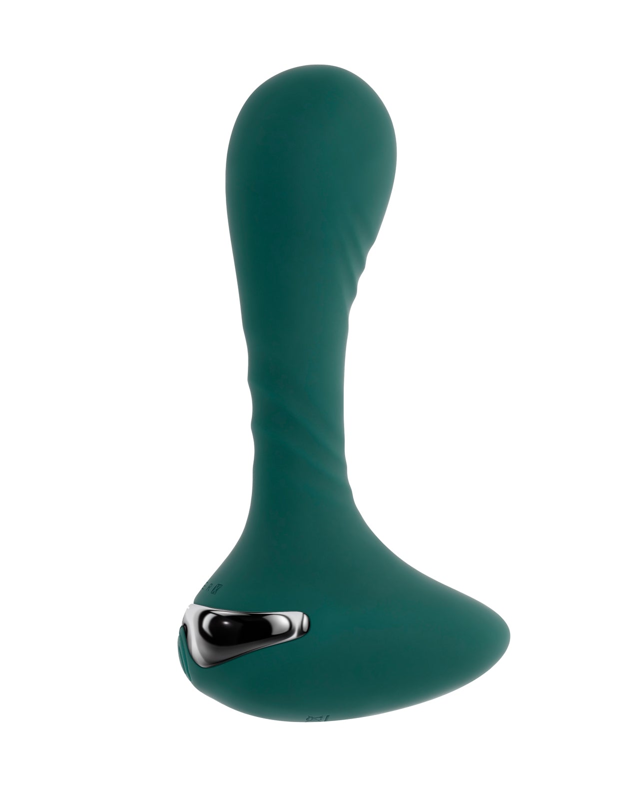 image of product,Gender X Goes Anywhere Vibrating Silicone Plug - Teal - SEXYEONE